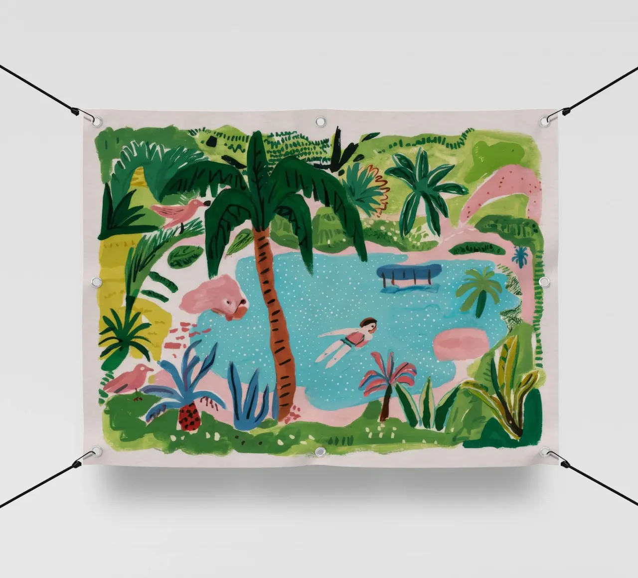 Ritiro in collina telo in pvc da Beach Palette