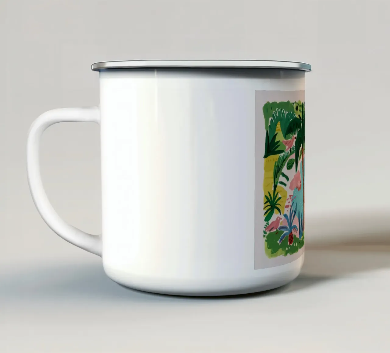 Ritiro in collina tazza in smalto da Beach Palette