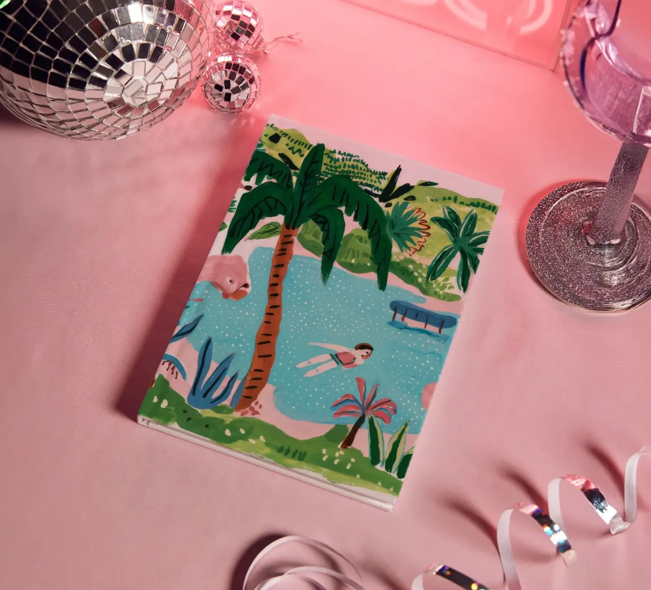 Verdant Hillside Retreat notebook by Beach Palette