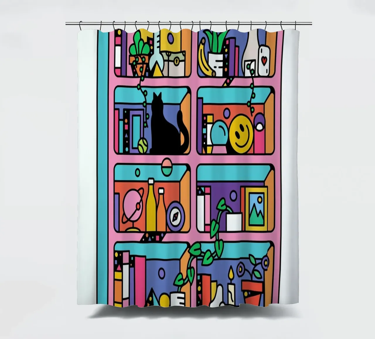 The Creative shower curtain by Tyler Dale