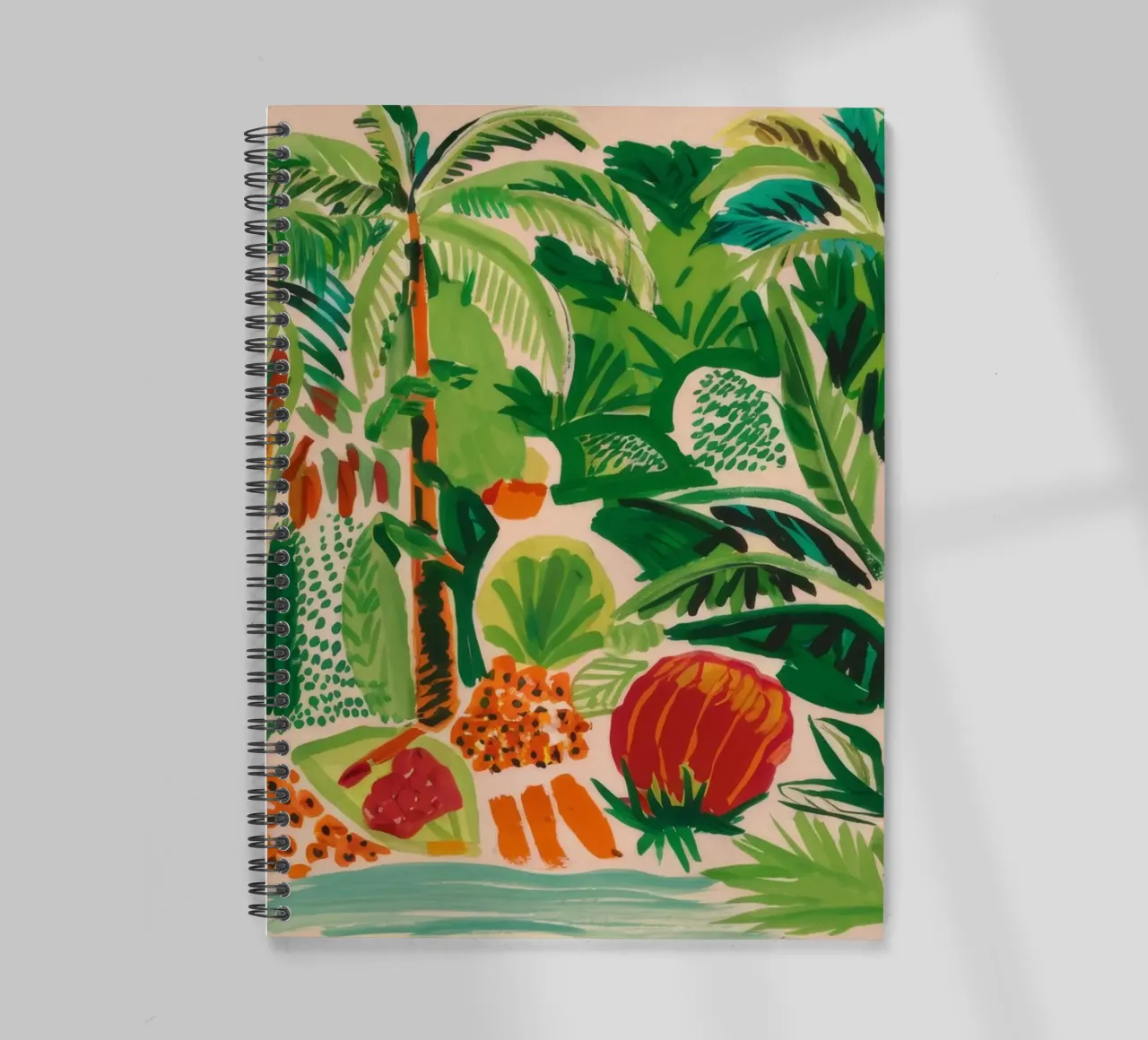 Dynamic Coastal Scene spiral notebook by Beach Palette