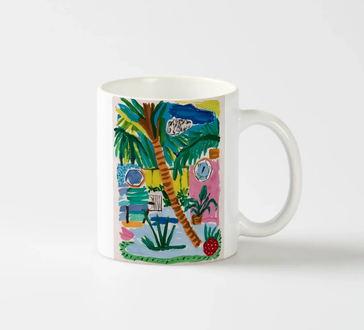 Accogliente bungalow sulla spiaggia tazza in ceramica da Beach Palette
