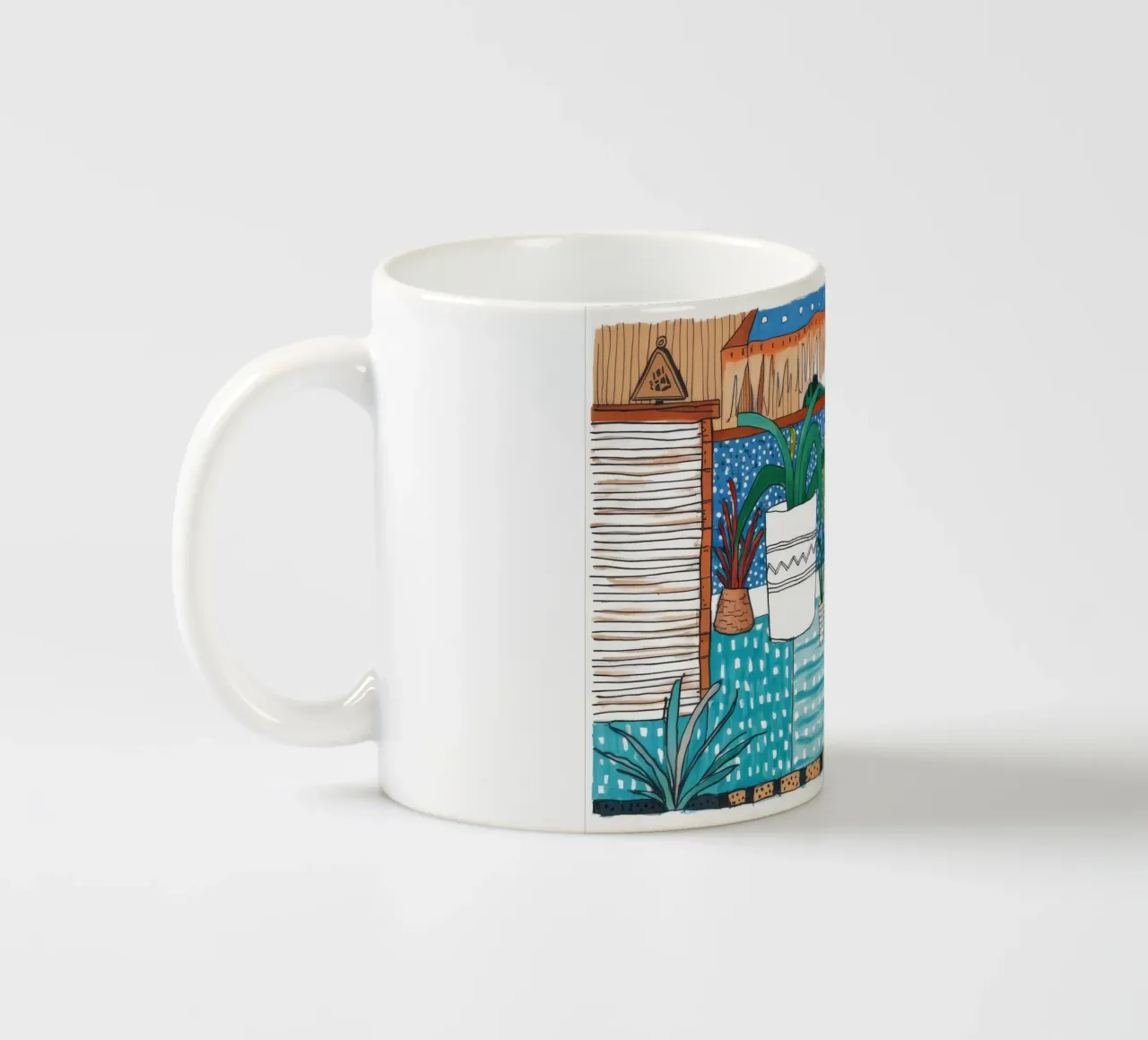Sinfonia notturna tropicale tazza in ceramica da Beach Palette