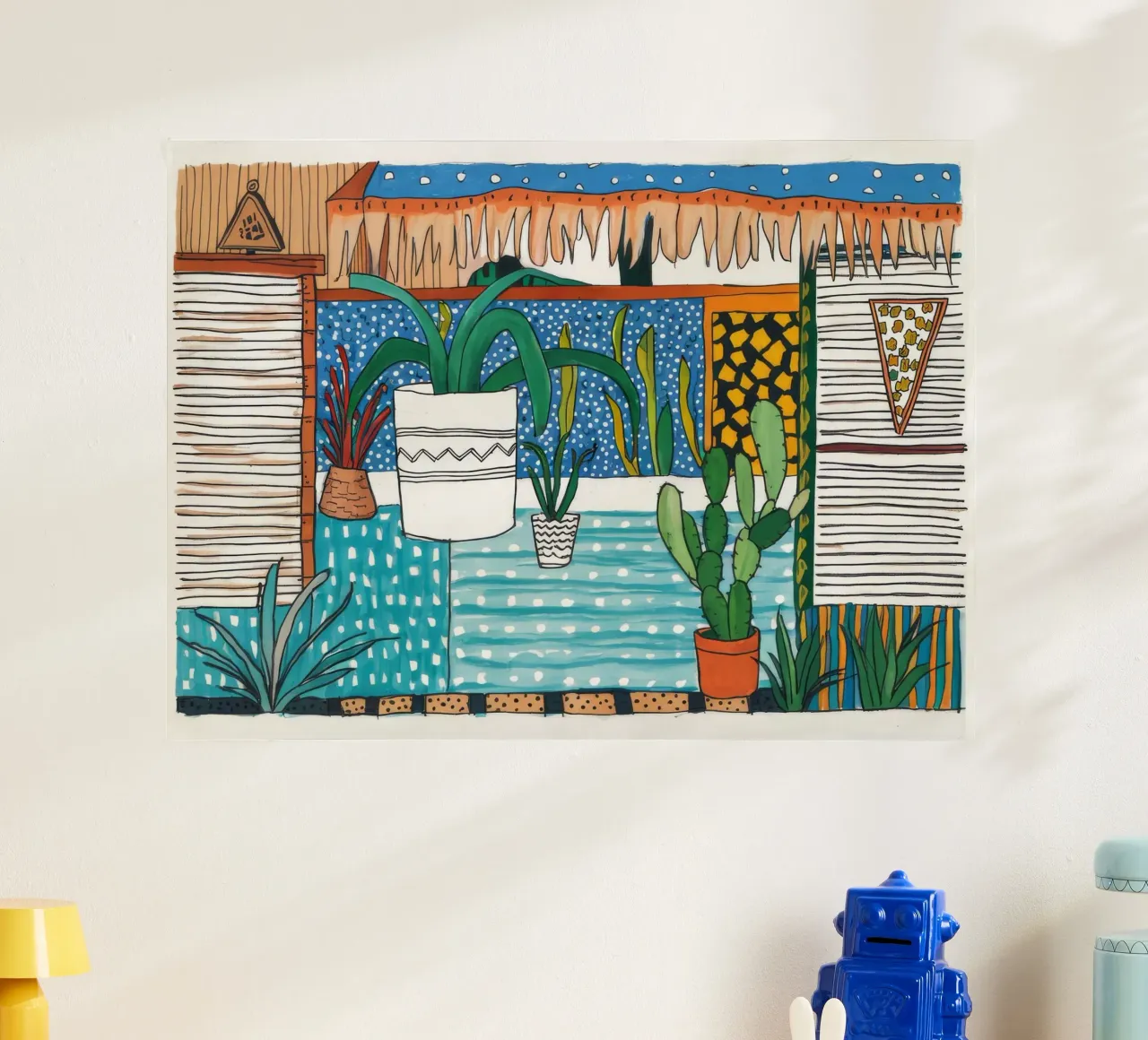 Sinfonia notturna tropicale poster da Beach Palette