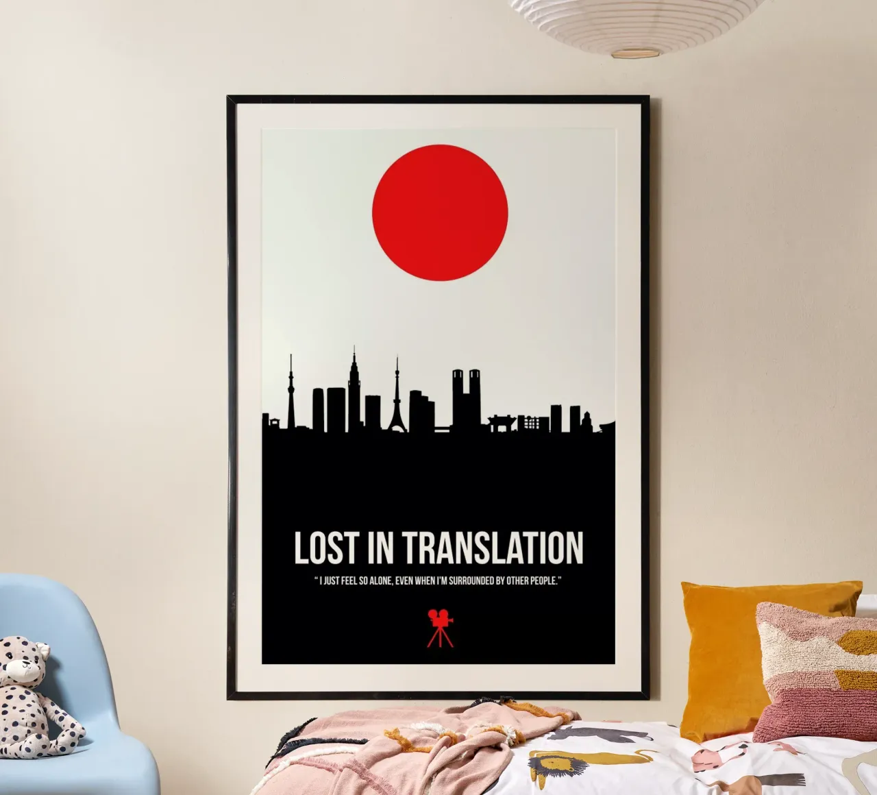 Lost In Translation poster con telaio in plastica da Naxart