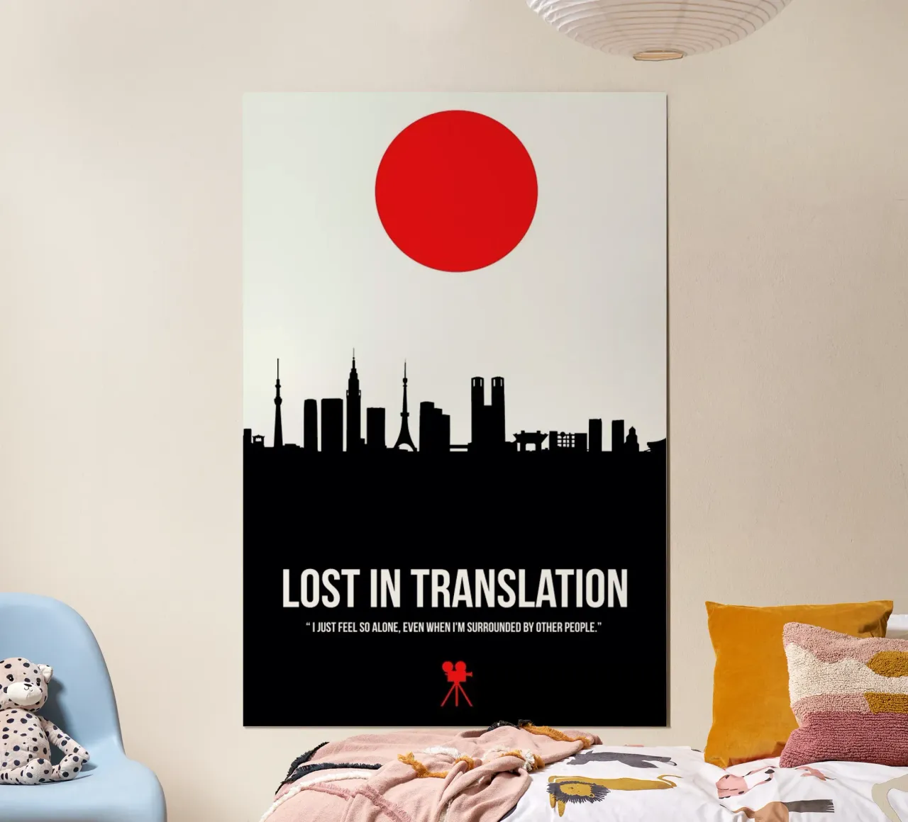 Lost In Translation poster con telaio in plastica da Naxart