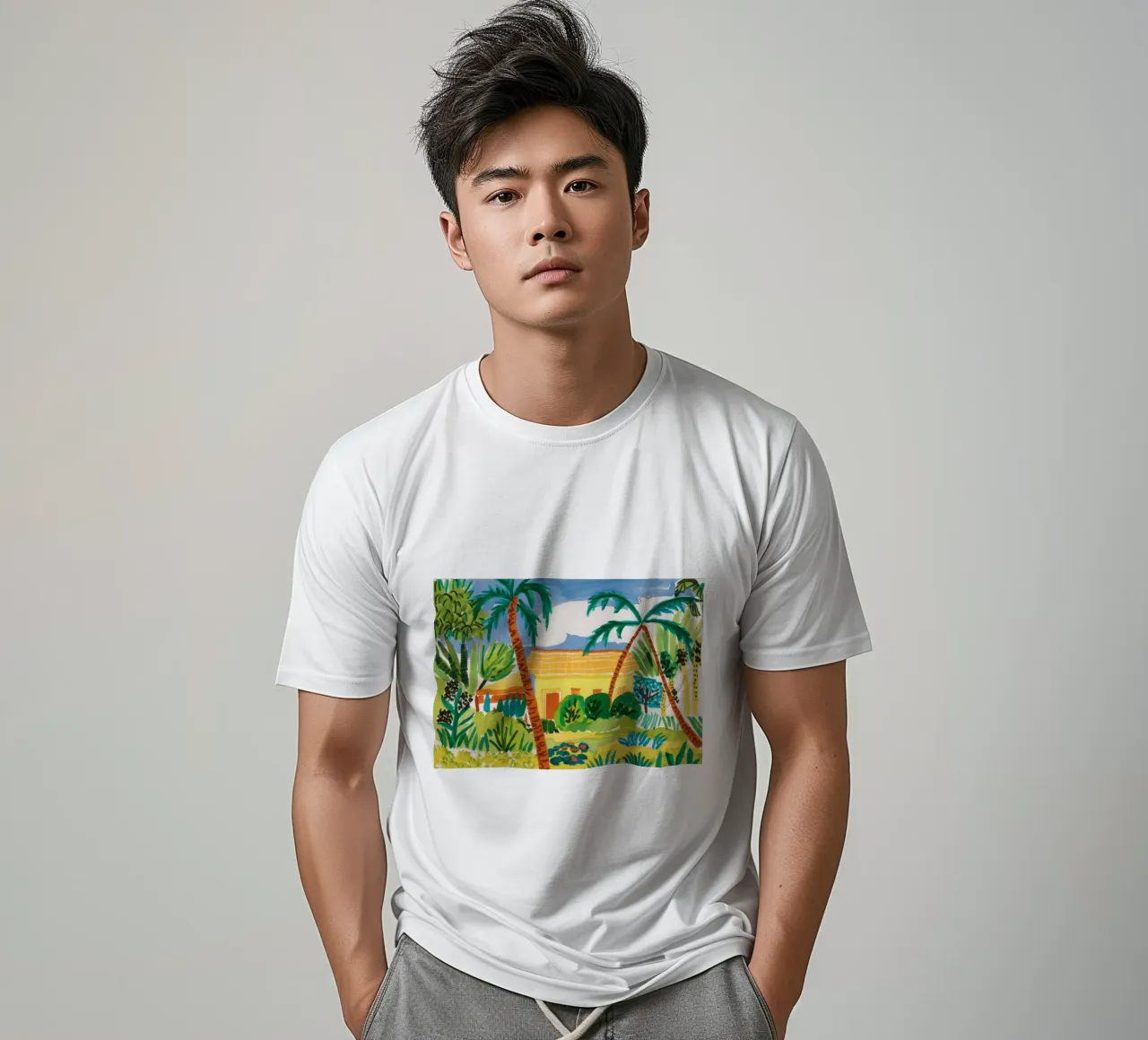 Nascondiglio in un giardino lussureggiante t-shirt da Beach Palette