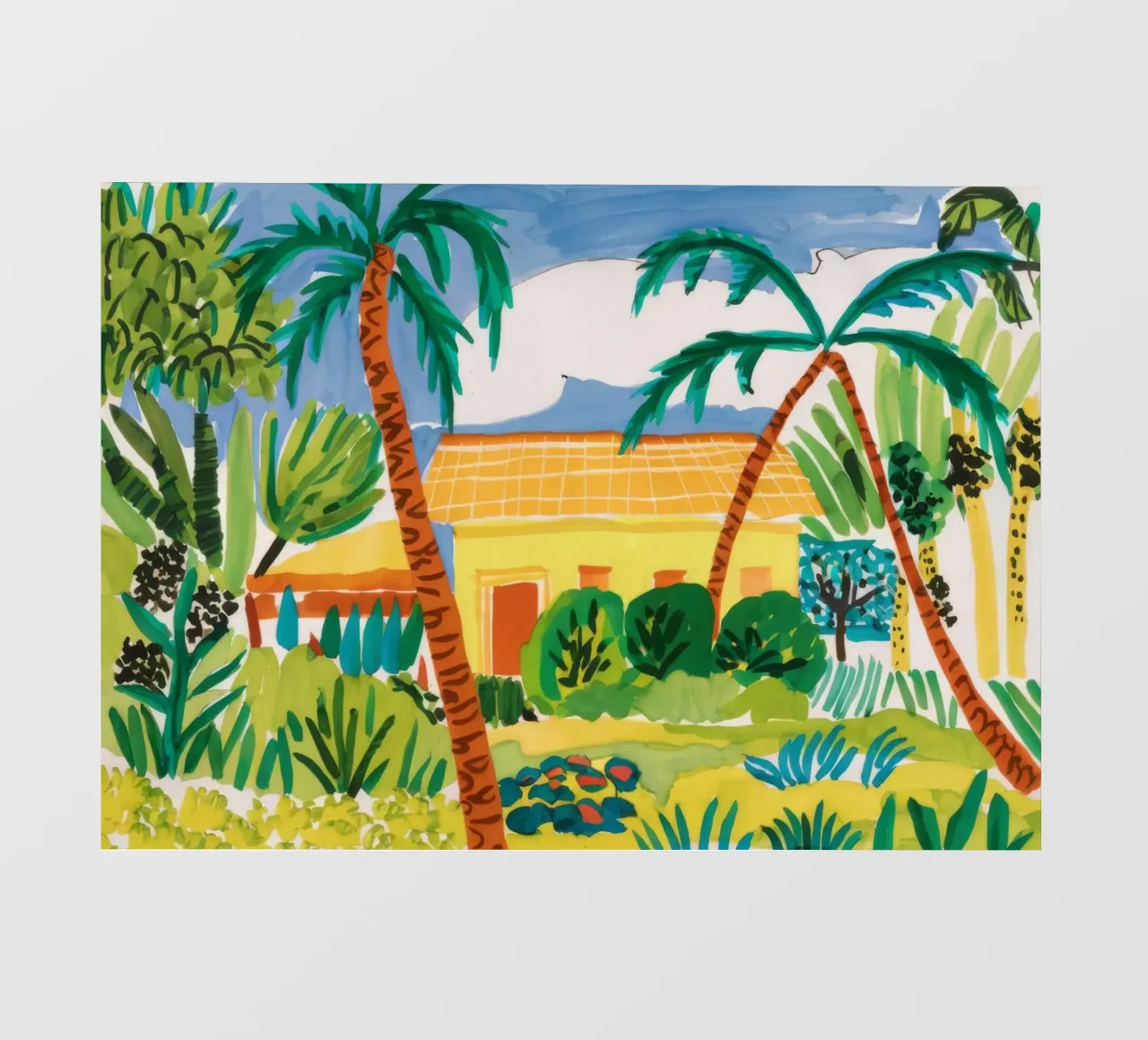 Nascondiglio in un giardino lussureggiante telo in pvc da Beach Palette