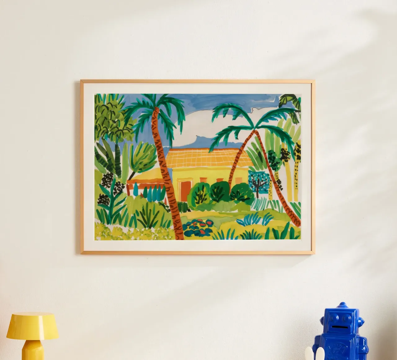 Nascondiglio in un giardino lussureggiante carta hahnemühle da Beach Palette