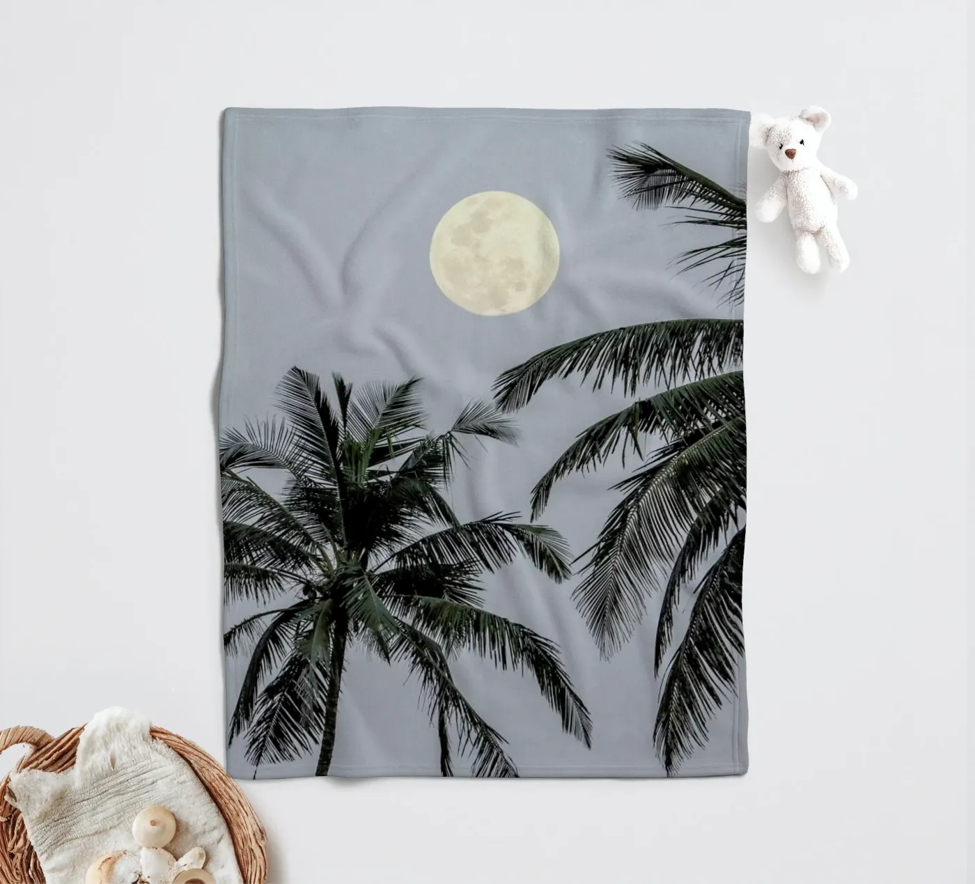 Full Moon Fleecedecke von Victoria Frost