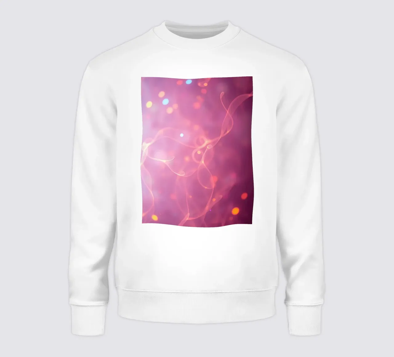 abstrait avec des motifs lumineux et des couleurs douces sweat de DesignDoodle