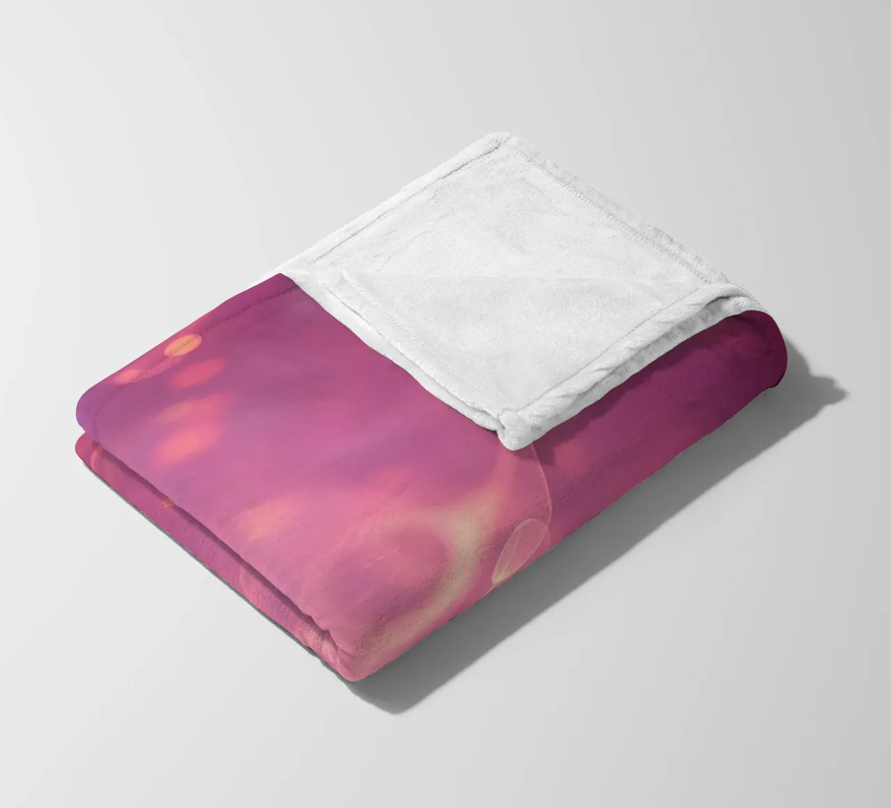 abstract with glowing patterns and soft colors fleece blanket by DesignDoodle