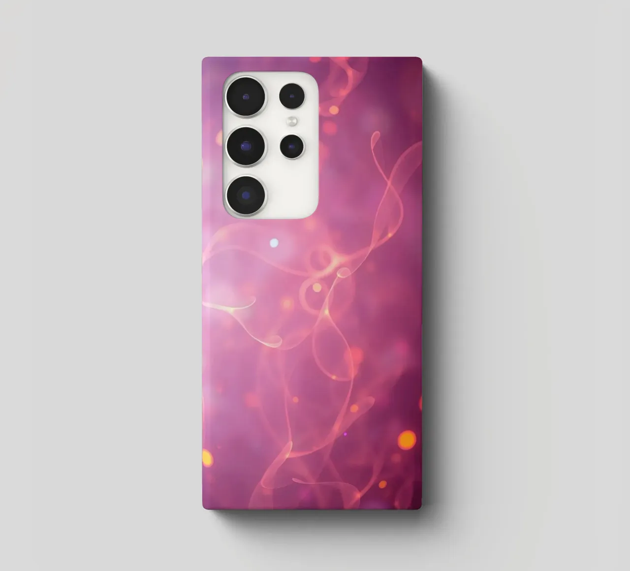 abstract with glowing patterns and soft colors samsung phone case by DesignDoodle
