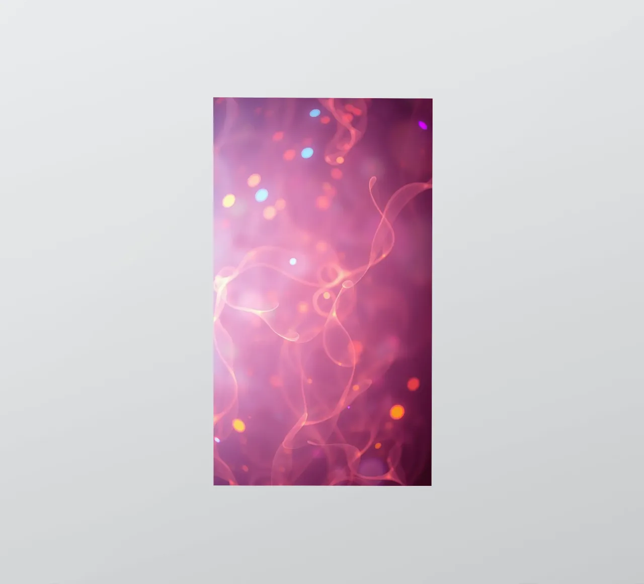 abstract with glowing patterns and soft colors sticker by DesignDoodle