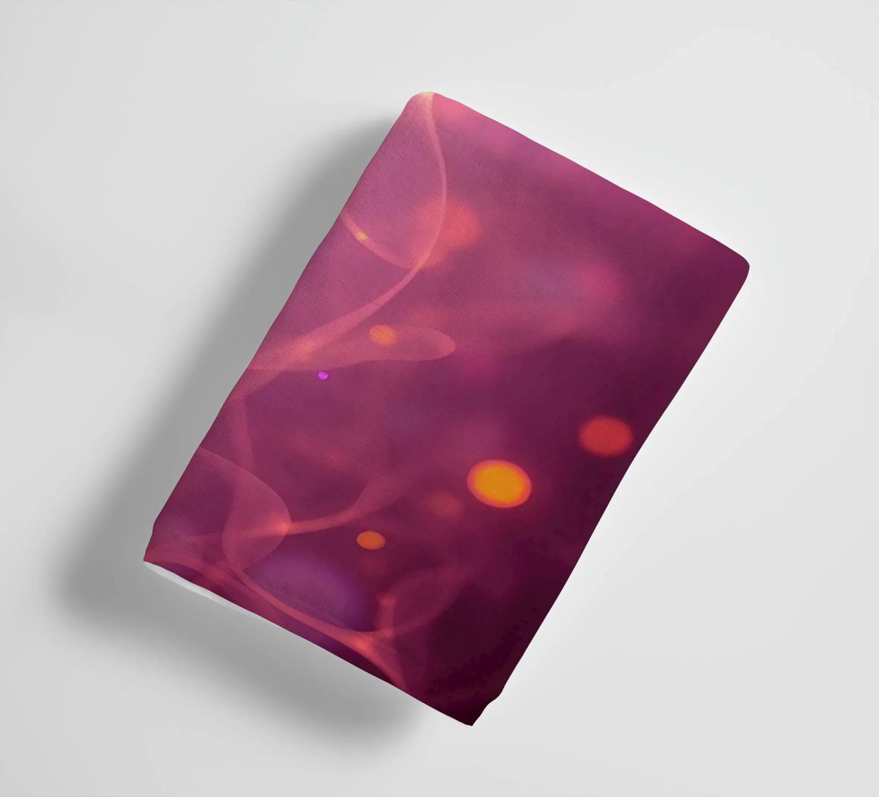 abstract with glowing patterns and soft colors towel by DesignDoodle
