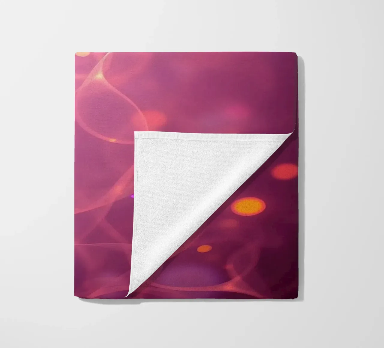 astratto con motivi luminosi e colori tenui telo mare da DesignDoodle