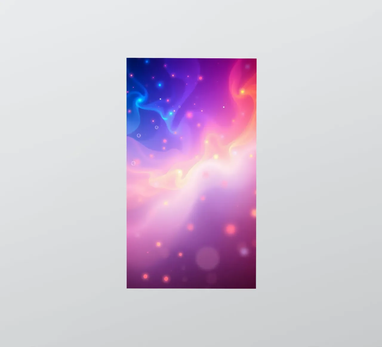 swirling colors and soft glowing elements background sticker by DesignDoodle