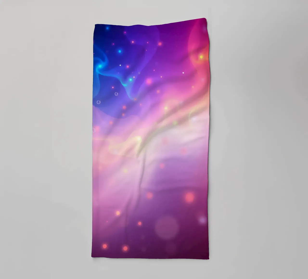 swirling colors and soft glowing elements background towel by DesignDoodle