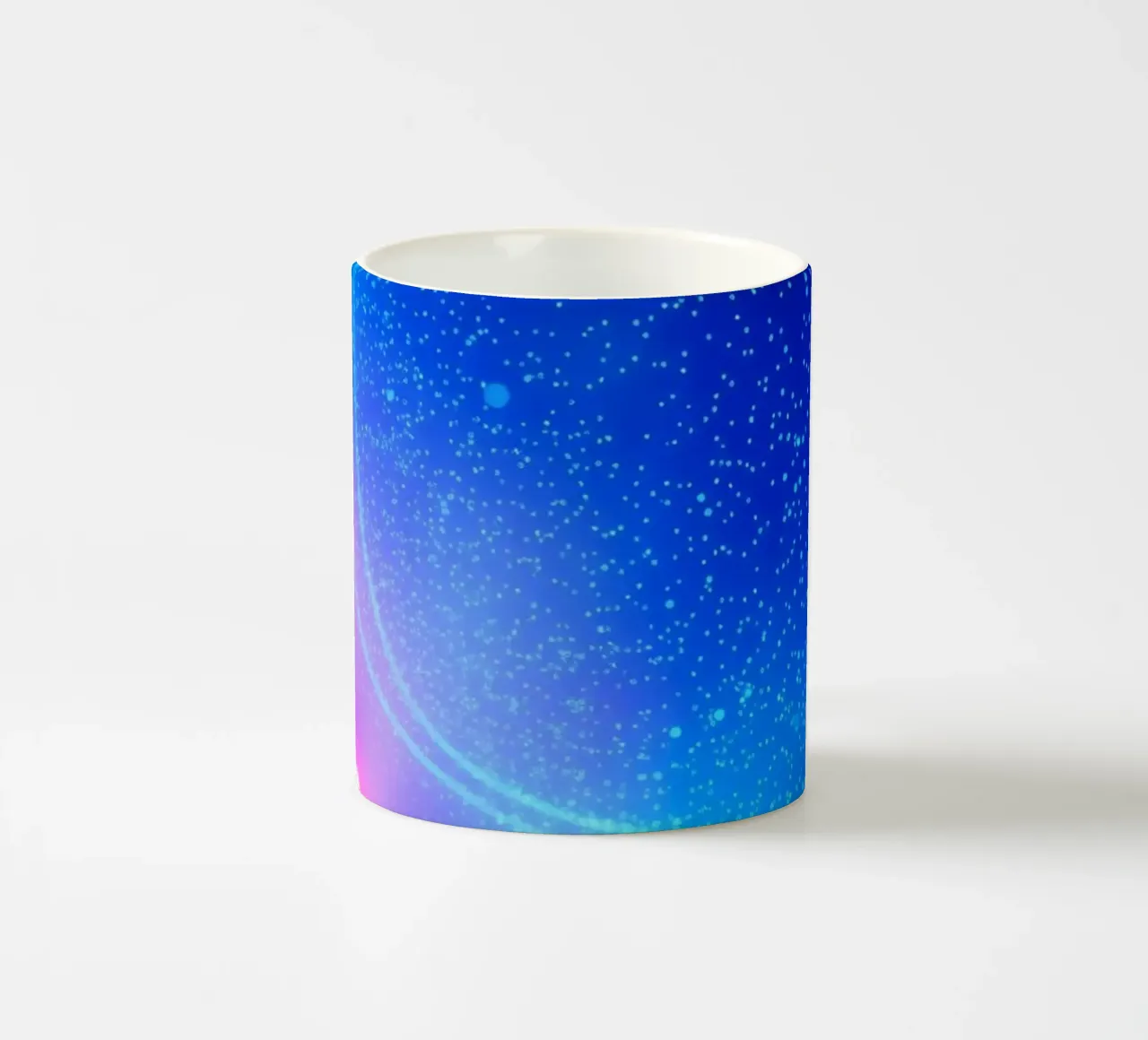 colorful lights and fluid patterns for abstract art ceramic mug by DesignDoodle