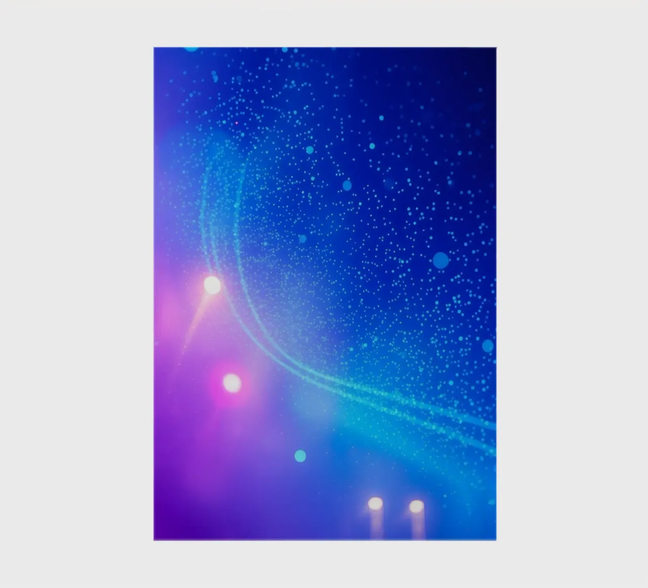 colorful lights and fluid patterns for abstract art notebook by DesignDoodle