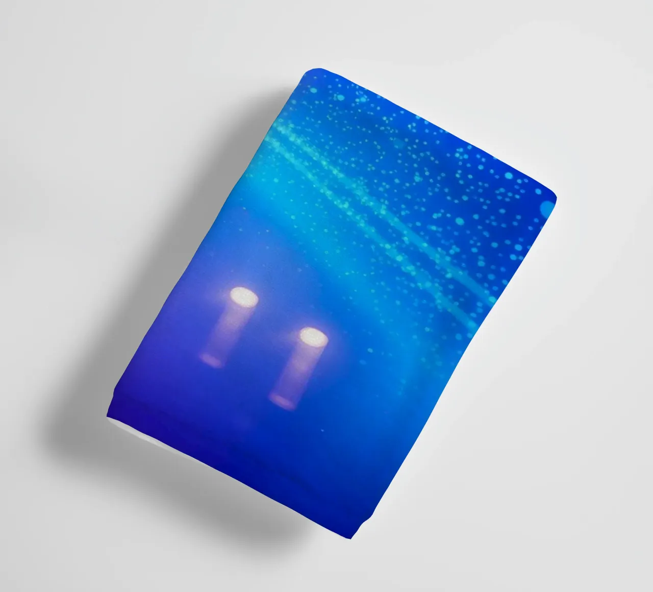 colorful lights and fluid patterns for abstract art towel by DesignDoodle