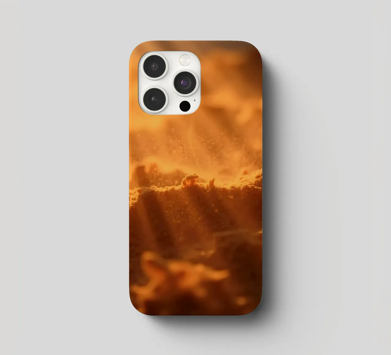Sandy texture illuminated by soft light creating a warm feel iphone case by DesignDoodle