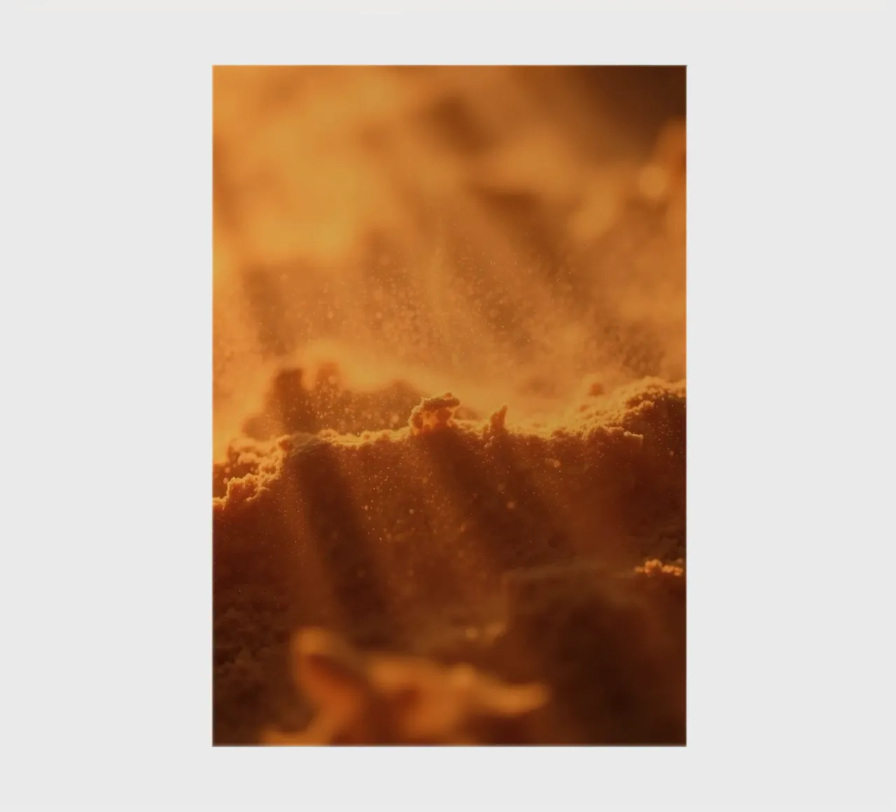 Sandy texture illuminated by soft light creating a warm feel notebook by DesignDoodle