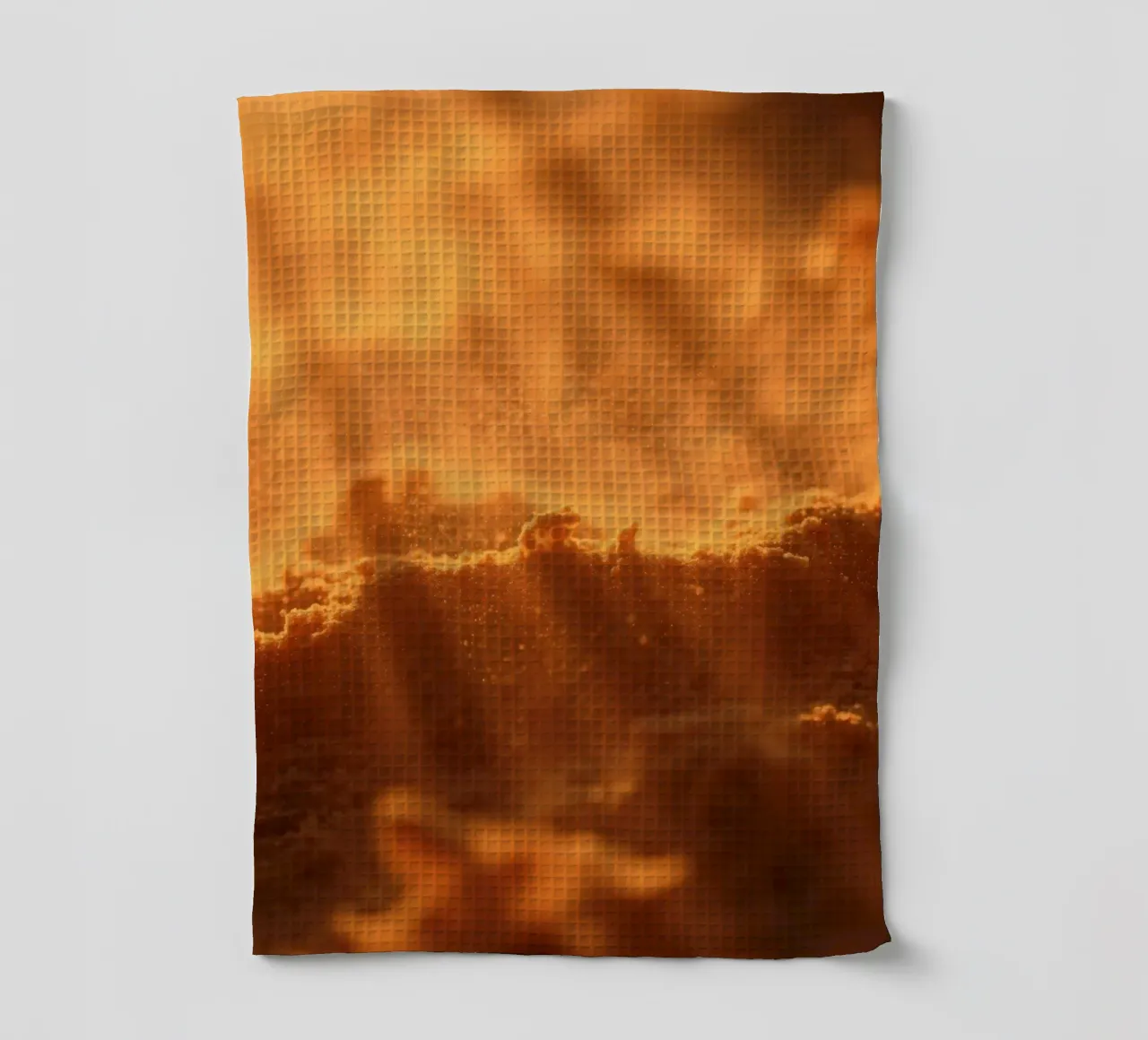 Texture sableuse éclairée par une lumière douce créant une sensation de chaleur torchon de DesignDoodle