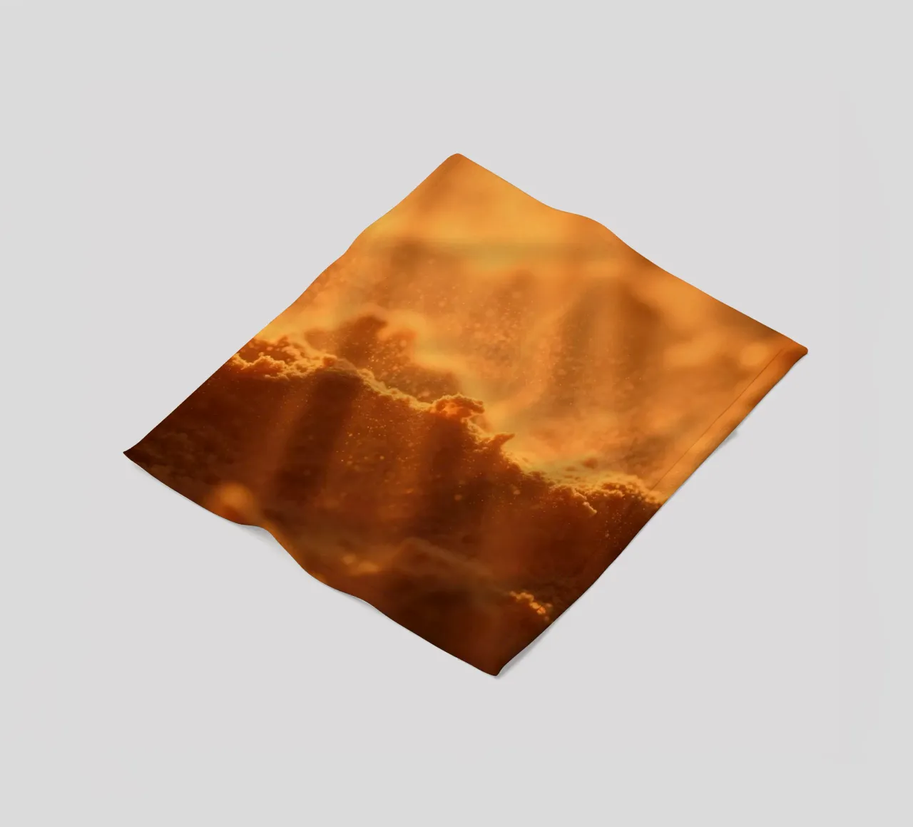 Sandy texture illuminated by soft light creating a warm feel fleece blanket by DesignDoodle