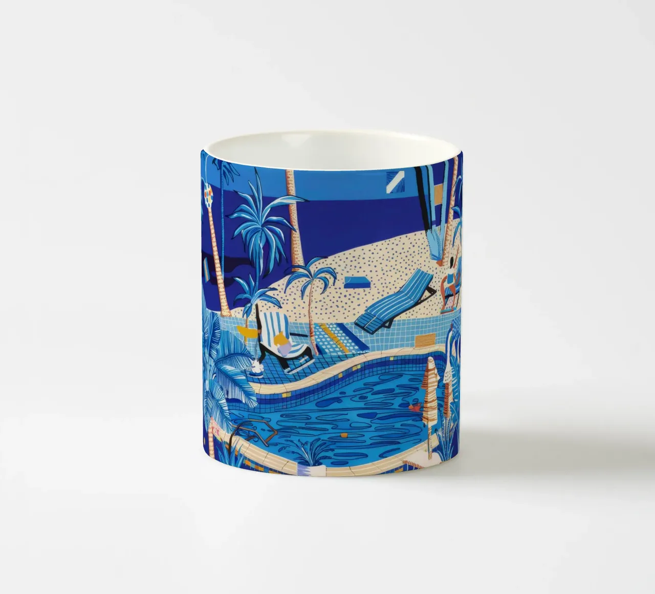 Oasi tropicale paradisiaca tazza in ceramica da Beach Palette