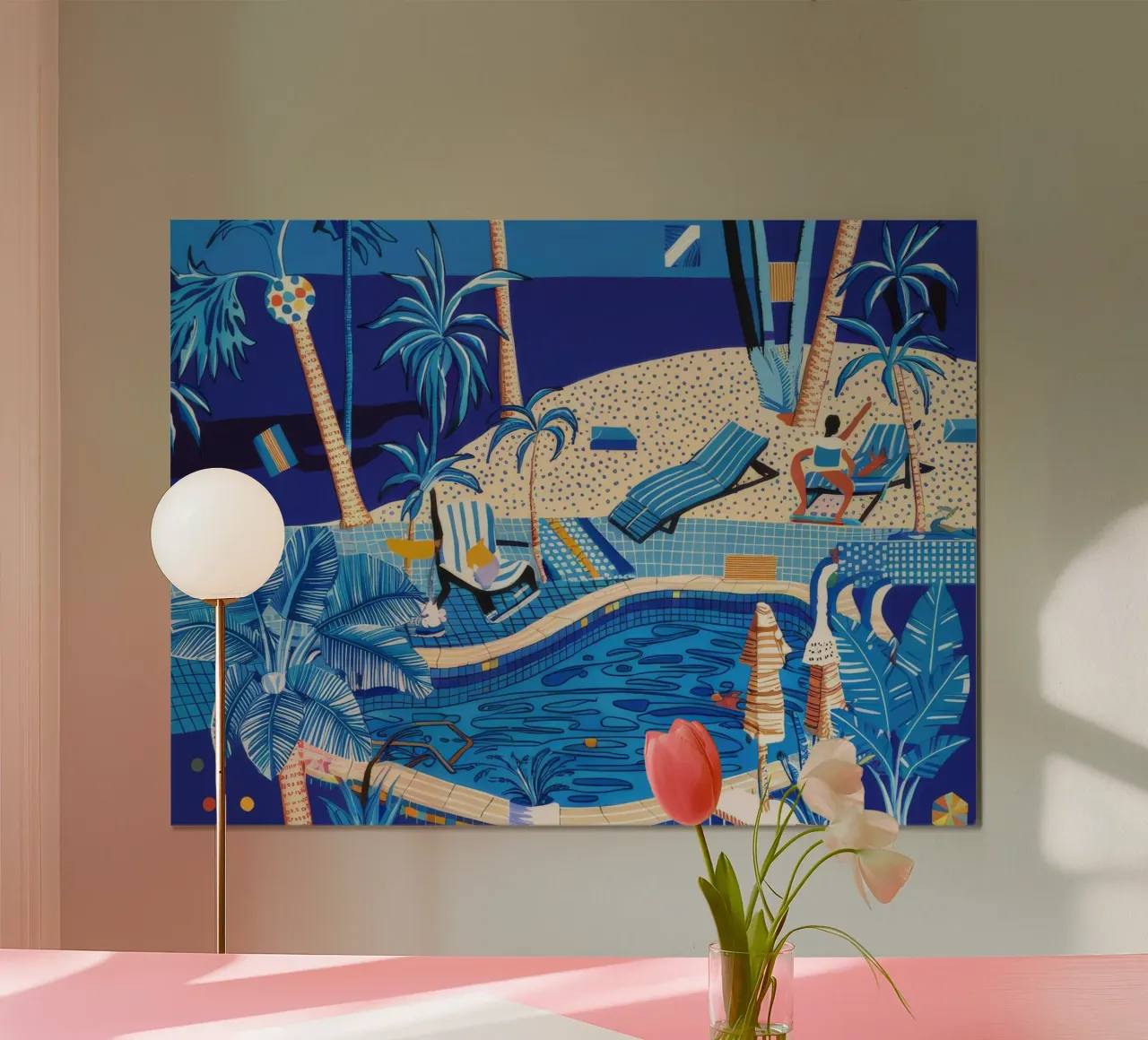Oasi tropicale paradisiaca poster da Beach Palette