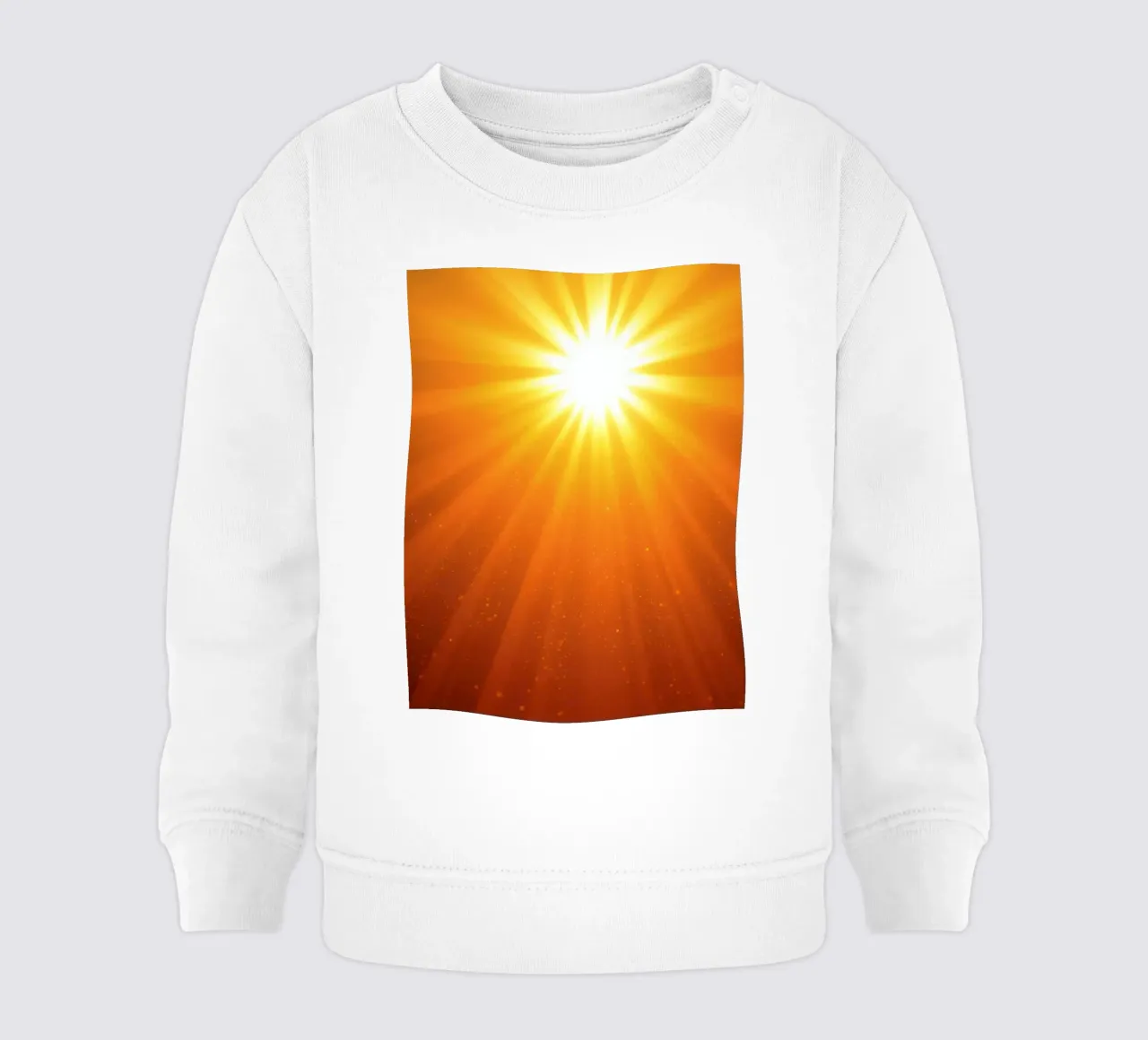 La lumière du soleil rayonnant à travers de subtiles particules de poussière sweat pour bébé de DesignDoodle