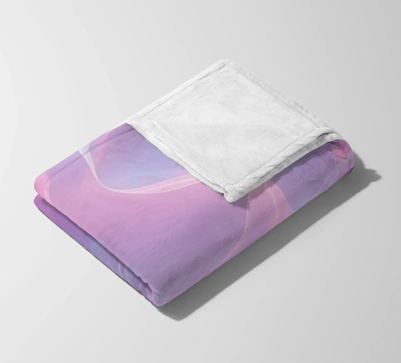 toni tenui di rosa e viola con elementi luminosi coperta in pile da DesignDoodle