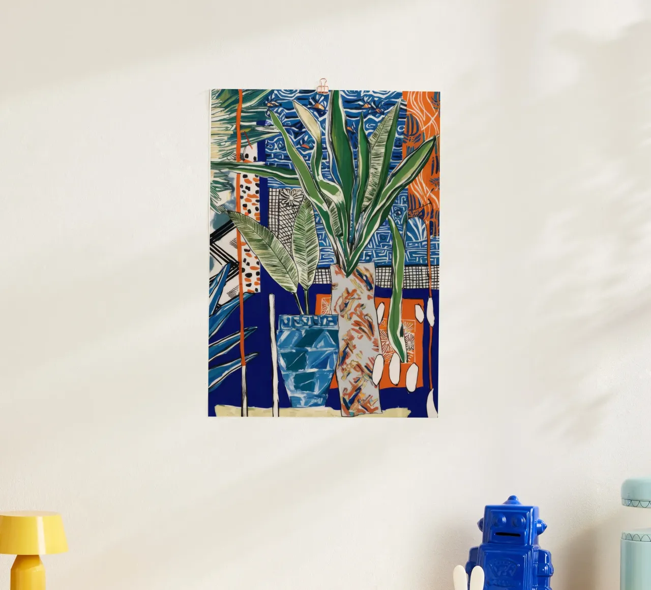 Un'isola vibrante poster con telaio in plastica da Beach Palette