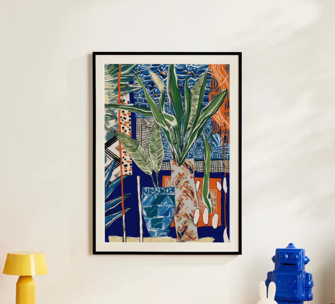 Un'isola vibrante poster con telaio in plastica da Beach Palette