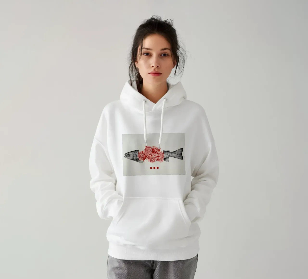 To Bloom Not Bleed 2 Hoodie von The White Deer