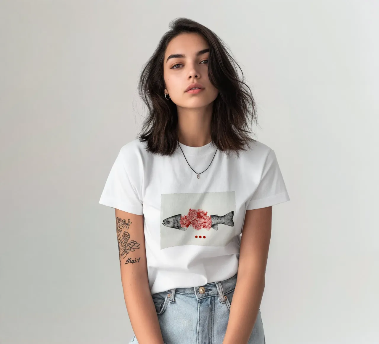 To Bloom Not Bleed 2 t-shirt da The White Deer