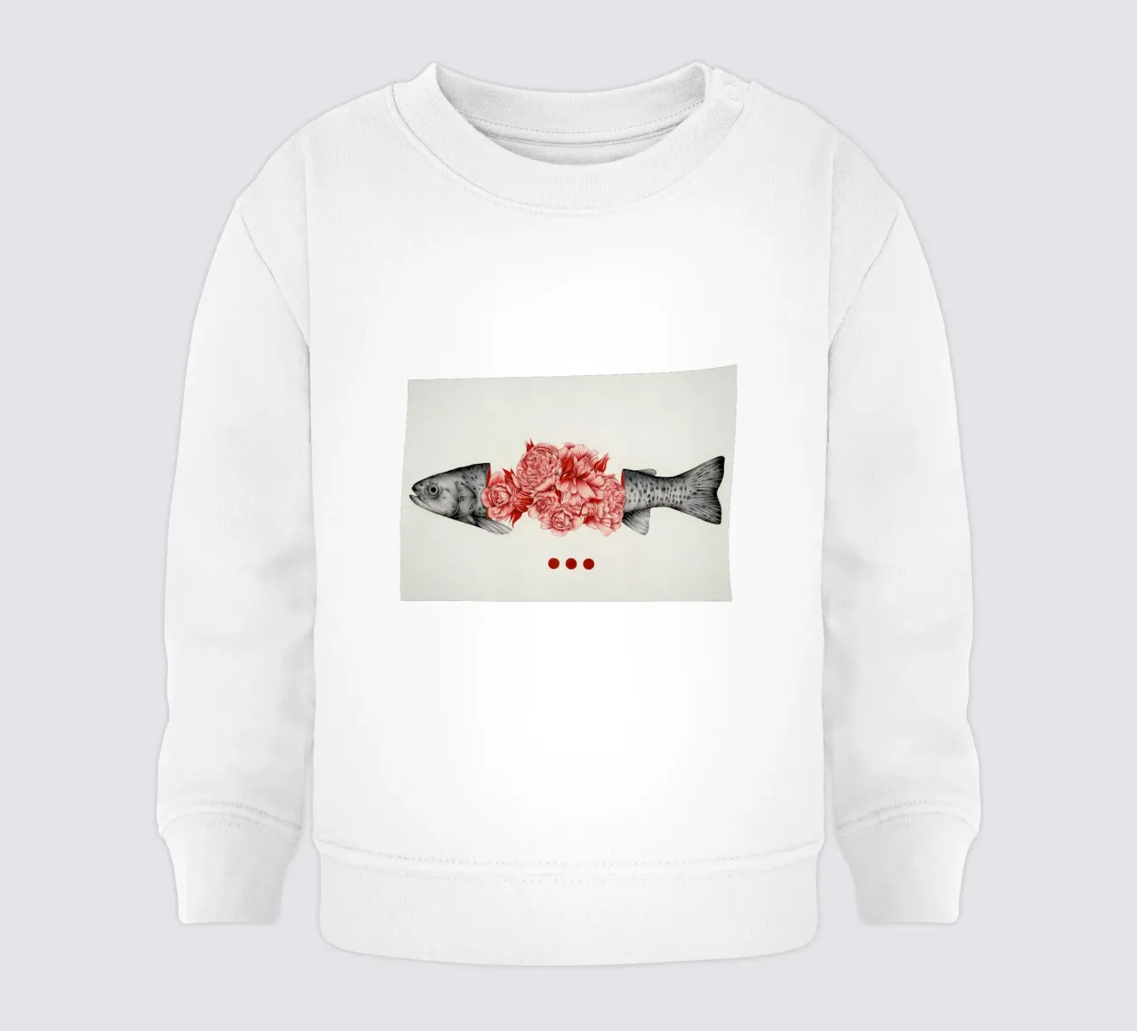To Bloom Not Bleed 2 Baby Sweatshirt von The White Deer