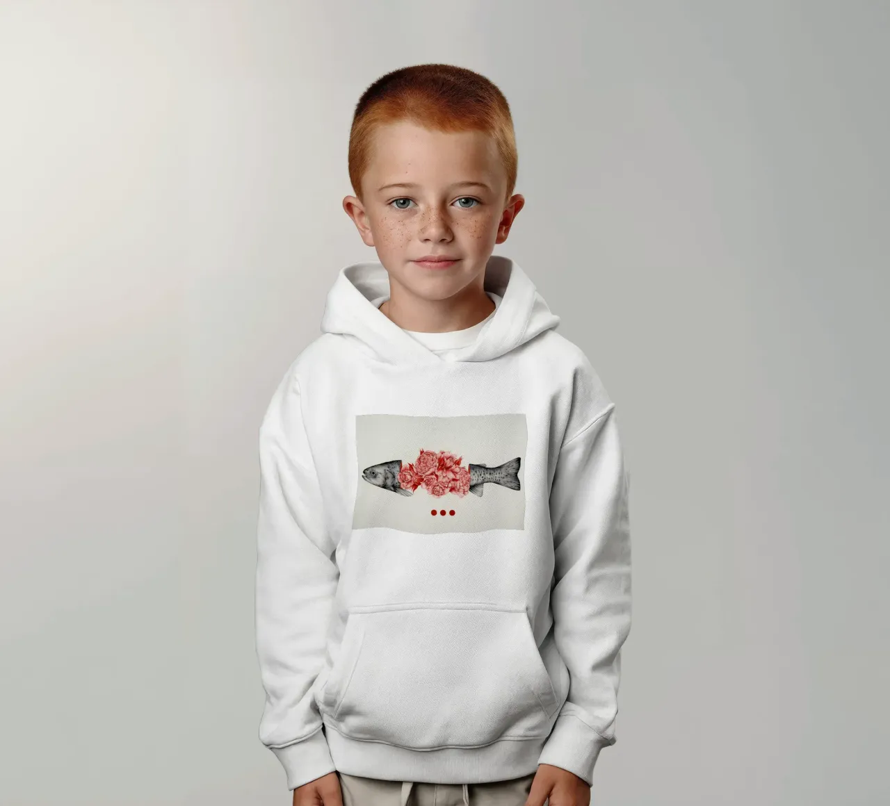 To Bloom Not Bleed 2 felpa bambino con cappuccio da The White Deer