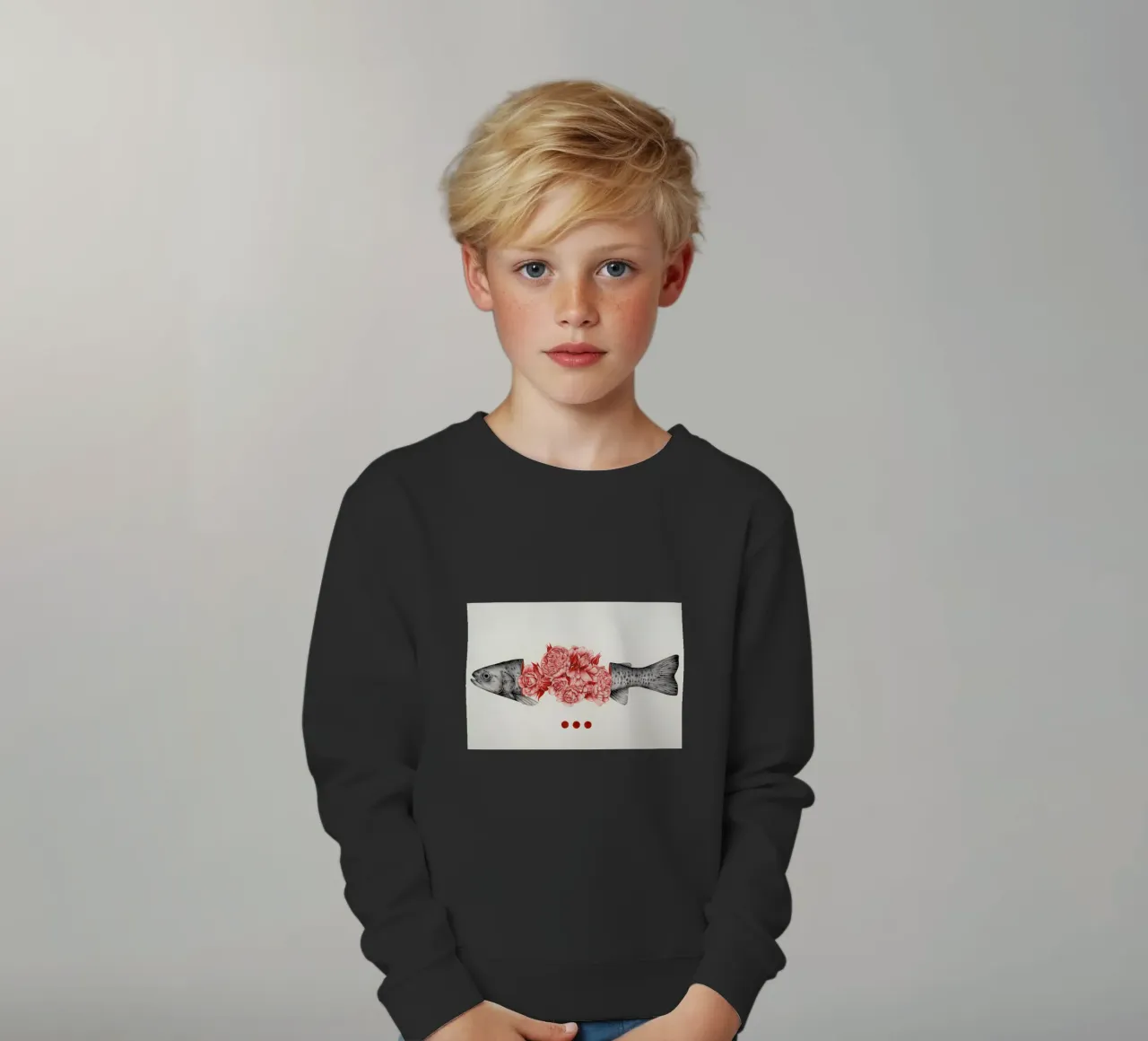 To Bloom Not Bleed 2 felpa bambino da The White Deer