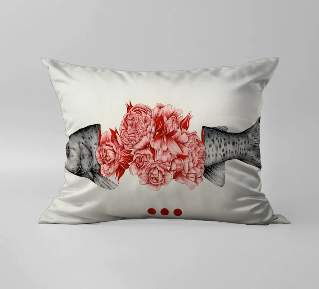 To Bloom Not Bleed 2 cuscino da The White Deer