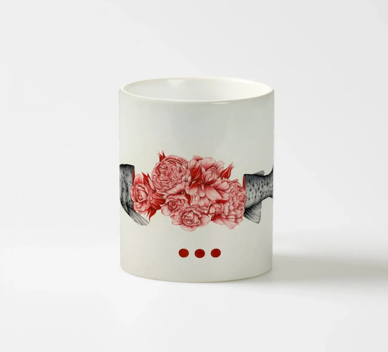 To Bloom Not Bleed 2 mug en céramique de The White Deer