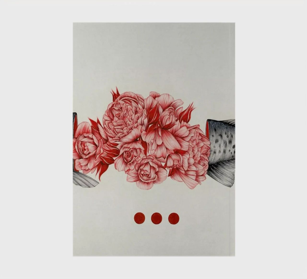 To Bloom Not Bleed 2 notebook by The White Deer