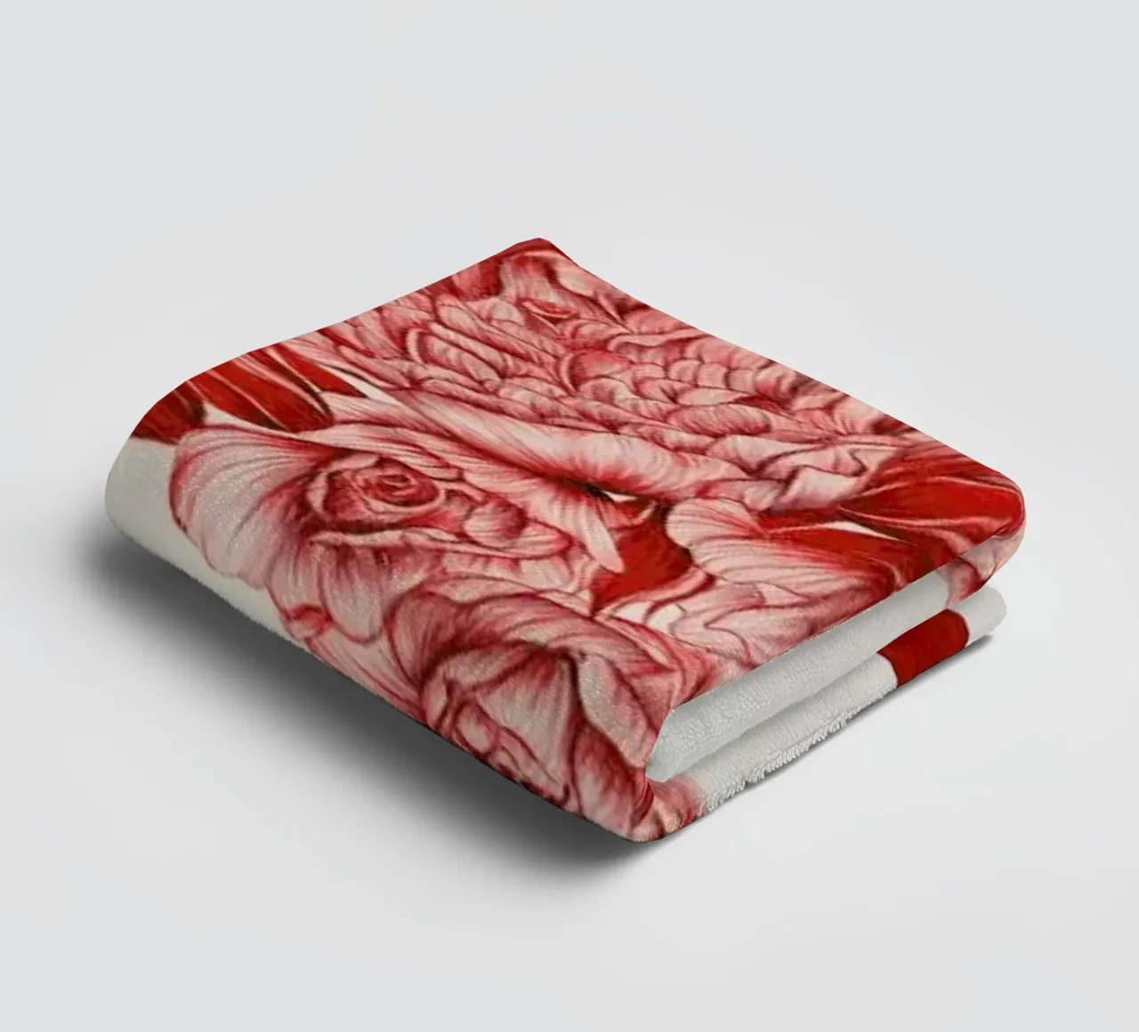 To Bloom Not Bleed 2 asciugamano da bagno da The White Deer