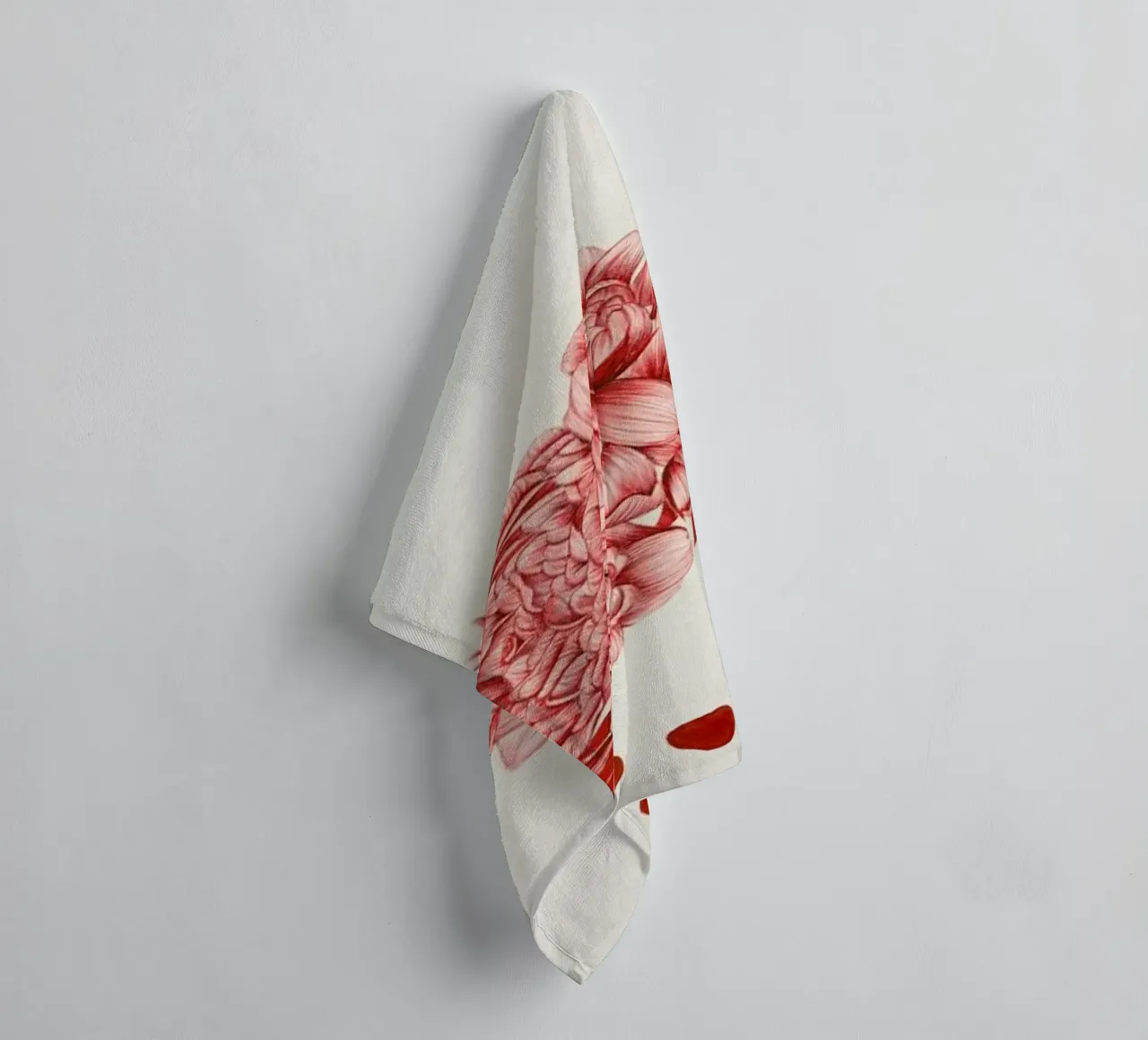 To Bloom Not Bleed 2 asciugamano da bagno da The White Deer