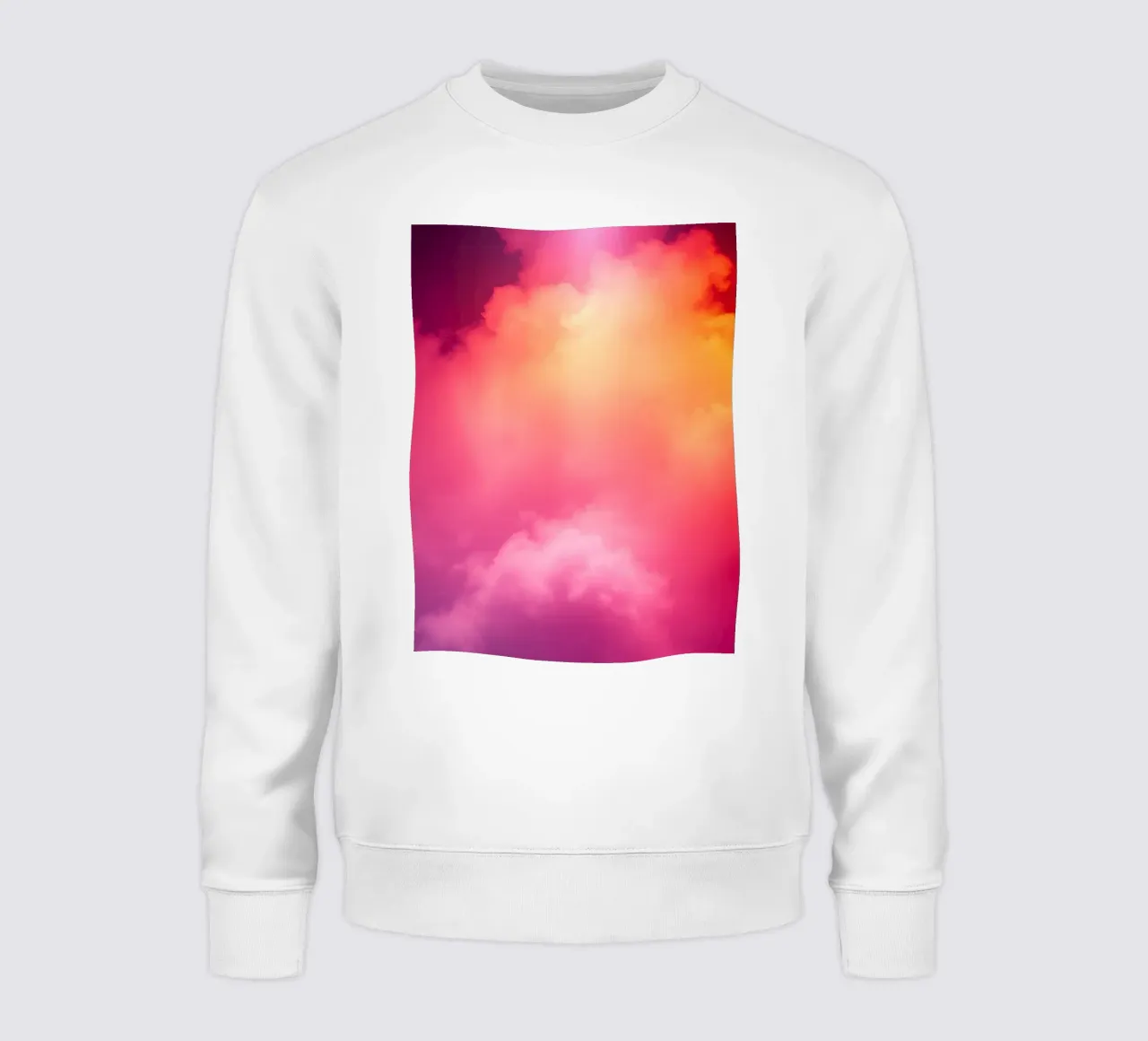 fond abstrait de nuages avec des couleurs dégradées et douces sweat de DesignDoodle