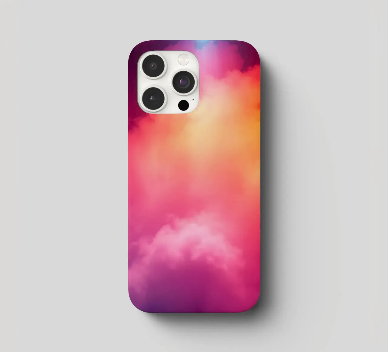 abstract cloud background featuring gradient colors and soft iphone case by DesignDoodle
