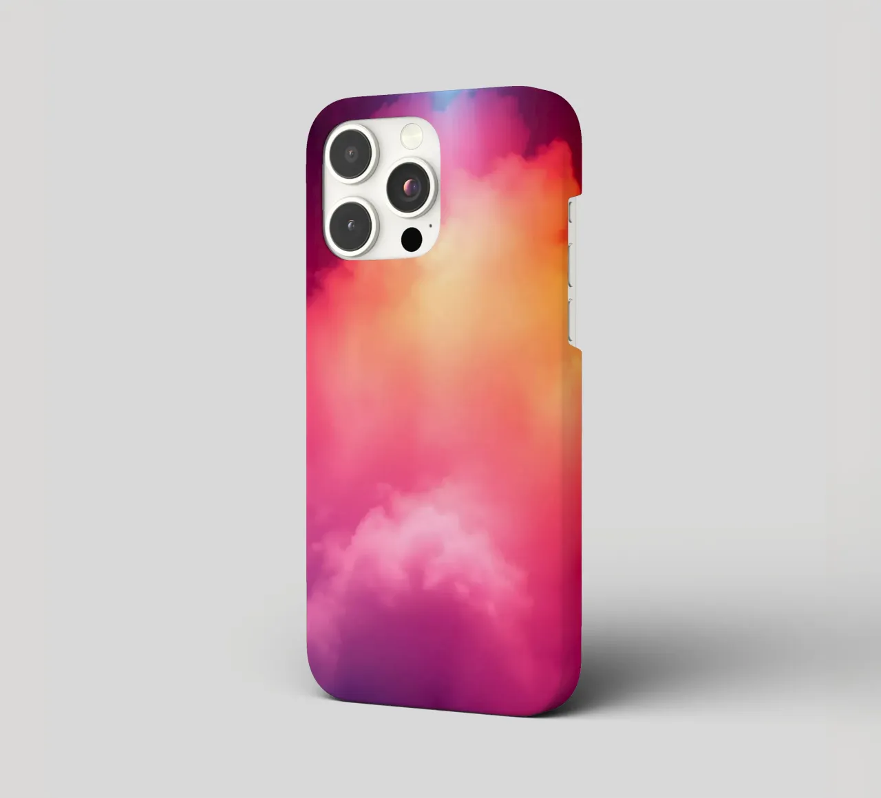 abstract cloud background featuring gradient colors and soft iphone case by DesignDoodle