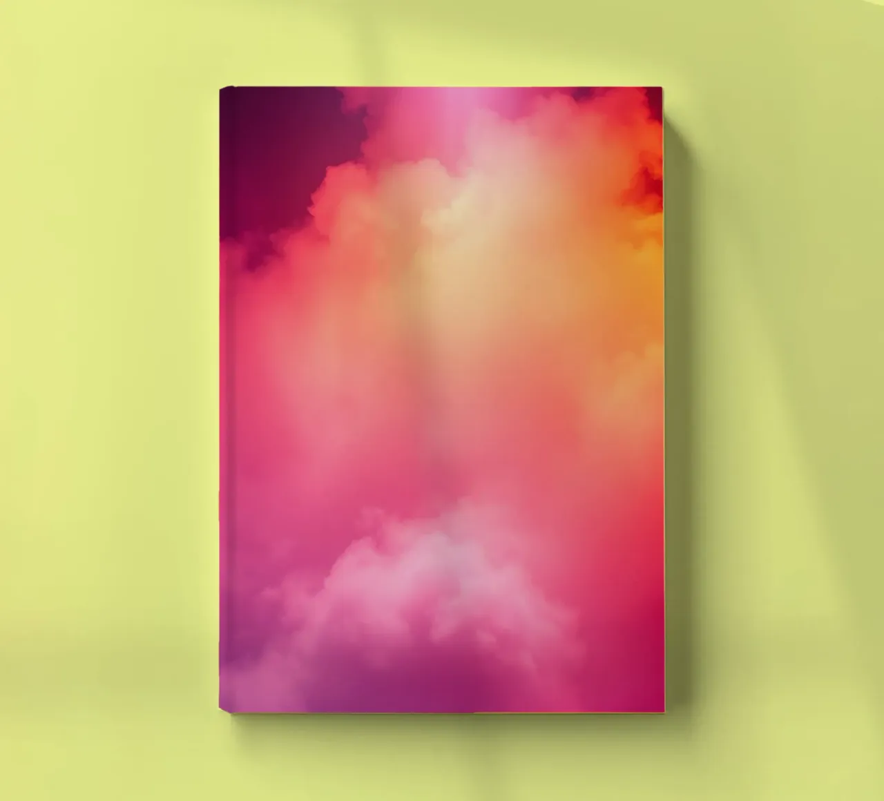 abstract cloud background featuring gradient colors and soft notebook by DesignDoodle