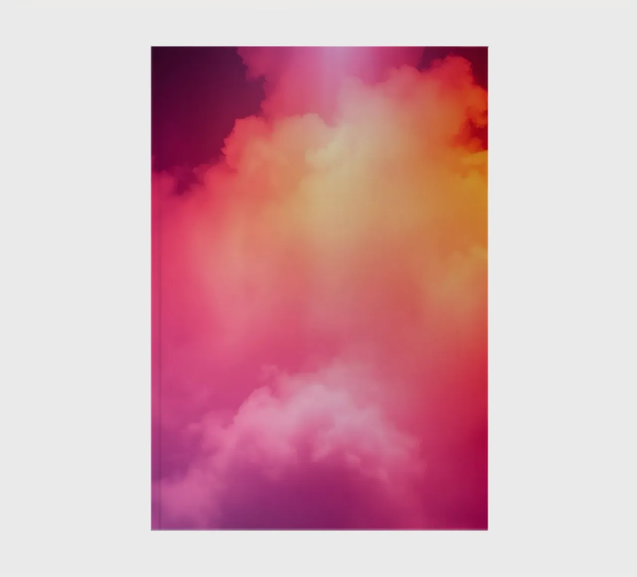 abstract cloud background featuring gradient colors and soft notebook by DesignDoodle